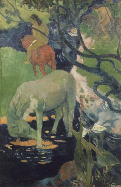 El caballo blanco de Paul Gauguin